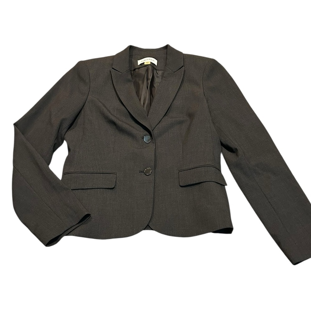 CALVIN KLEIN dark grey suit jacket